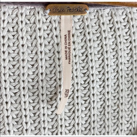 Free People Cropped Bell Sleeved Sweater - Picture 4 of 5